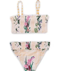 A Loves A Big Girls Smocked Bralette Two-Piece Swimsuit