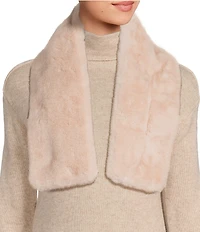 A Loves A Faux Fur Pull Through Scarf