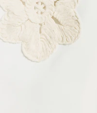 A Loves A Floral Embroidery High Round Neck Sleeveless A-Line Mini Dress