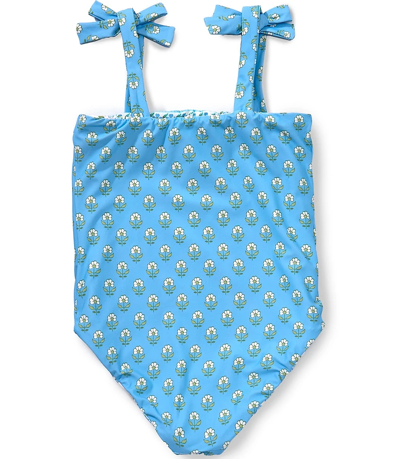 A Loves A Girls Reversible Bandeau One-Piece Swimsuit