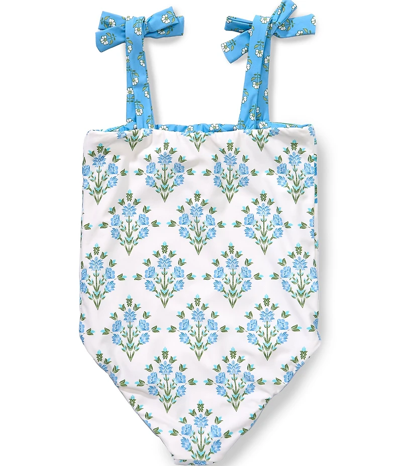 A Loves A Girls Reversible Bandeau One-Piece Swimsuit