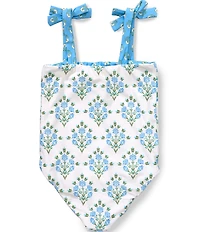 A Loves A Girls Reversible Bandeau One-Piece Swimsuit