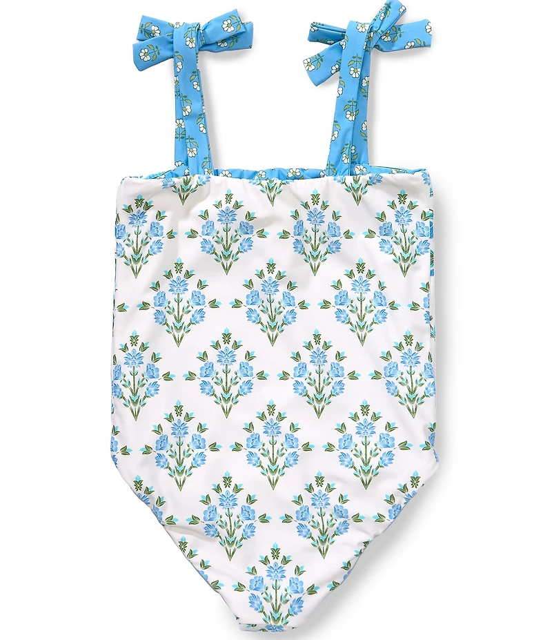 A Loves A Girls Reversible Bandeau One-Piece Swimsuit