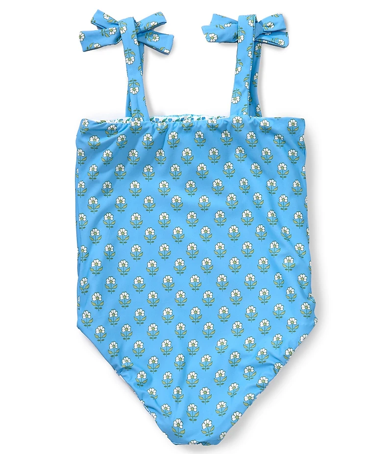 A Loves A Girls Reversible Bandeau One-Piece Swimsuit