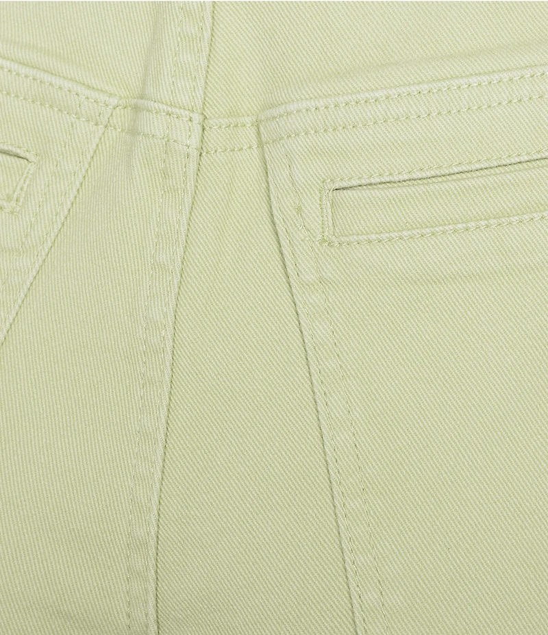 A Loves A High Rise Lattice Pocket Wide Flare Leg Jeans