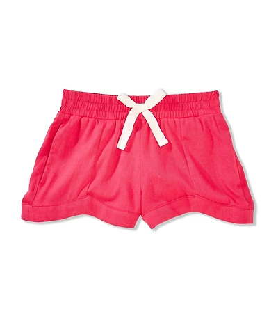 A Loves A Little Girls Solid Dolphin Shorts