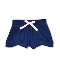A Loves A Little Girls Solid Dolphin Shorts