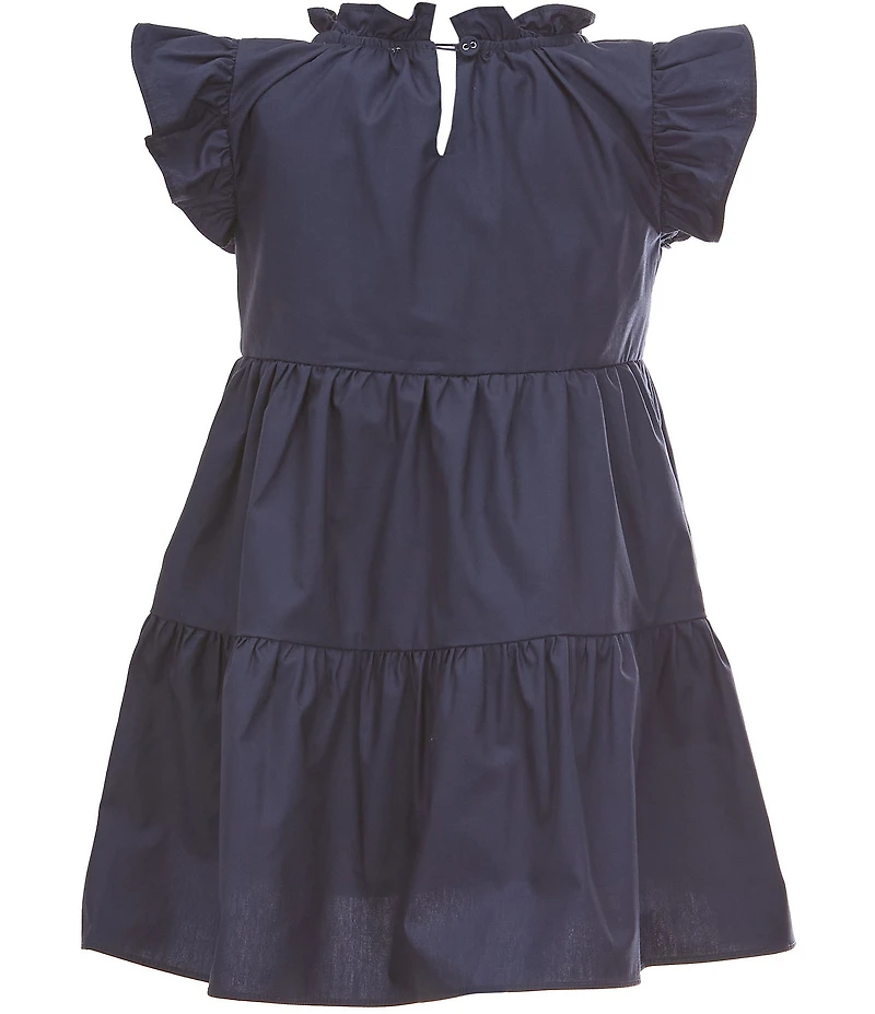 A Loves A Little Girls Ruffle Short Sleeve A-Line Tiered Dress