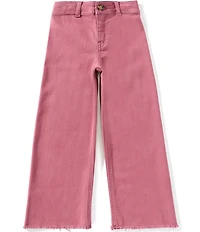 A Loves A Little Girls Wide Leg Denim Pants