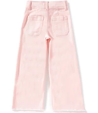 A Loves A Little Girls Wide Leg Denim Pants