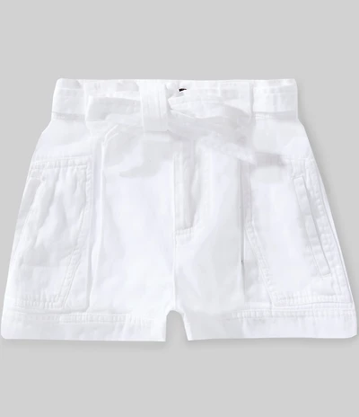 A Loves A Little Girls Belted Denim Shorts