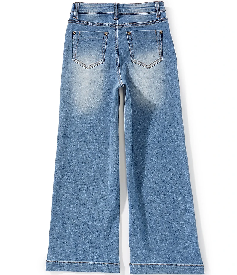 A Loves A Little Girls Denim Patch Pocket Jeans