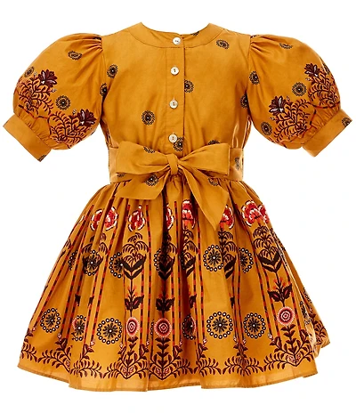 A Loves A Little Girls Embroidered Dress