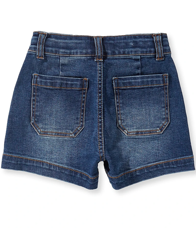 A Loves A Little Girls Front Pocket Denim Short