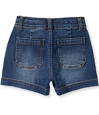 A Loves A Little Girls Front Pocket Denim Short