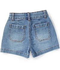 A Loves A Little Girls Front Pocket Denim Short