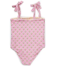 A Loves A Little Girls Reversible Bandeau One-Piece Swimsuit