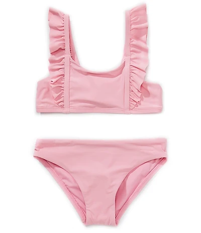 A Loves A Little Girls Ruffle Bralette 2-Piece Swimsuit