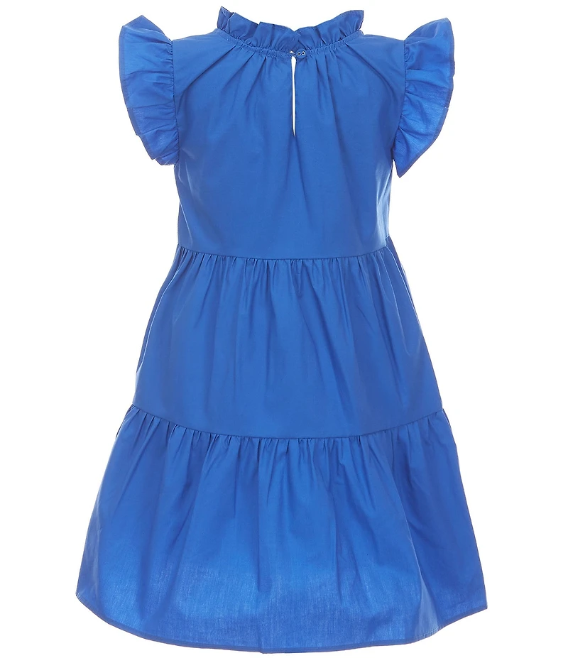 A Loves A Little Girls Ruffle Short Sleeve A-Line Tiered Dress