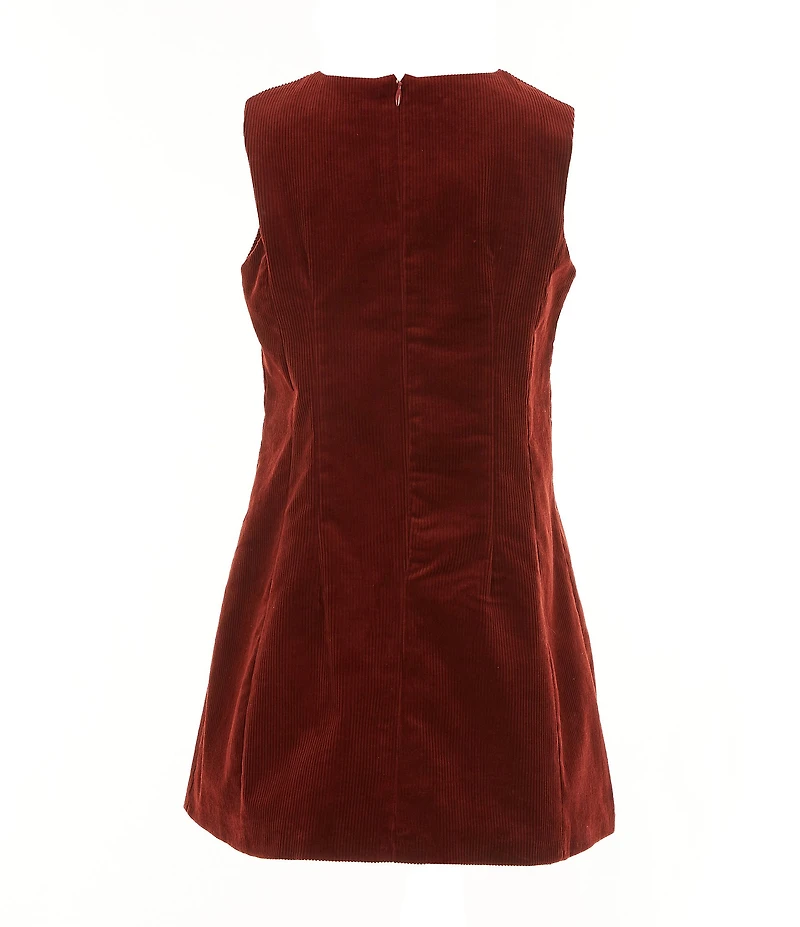 A Loves A Little Girls Sleeveless Bow Front Dress