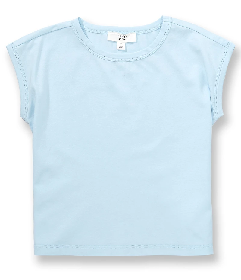 A Loves A Little Girls Sleeveless Crew Top