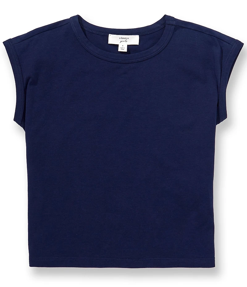 A Loves A Little Girls Sleeveless Crew Top
