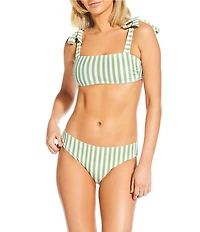 A Loves A Reversible Sunshine Ditzy Classic Hipster Swim Bottom