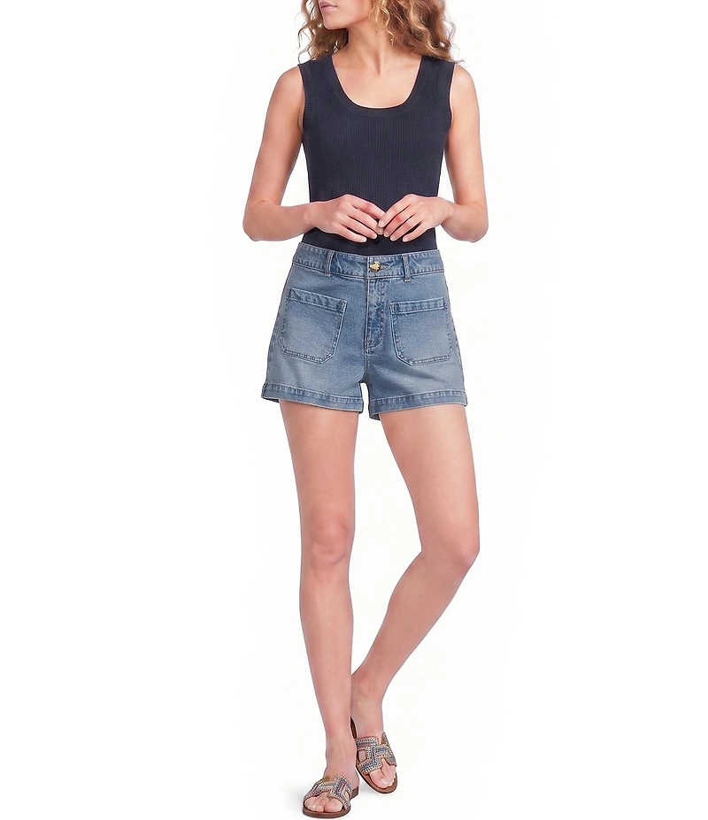 A Loves A Ribbed Knit Scoop Neck Sleeveless Tank