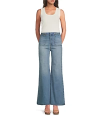 A Loves A Ribbed Knit Scoop Neck Sleeveless Tank