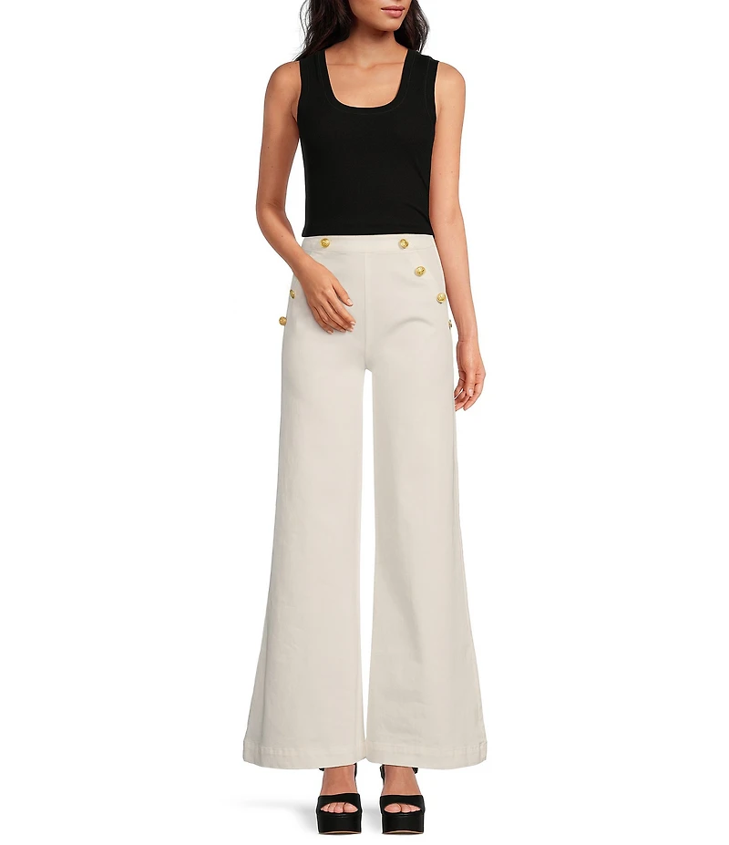 A Loves A Ribbed Knit Sleeveless Scoop Neck Tank