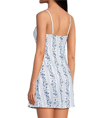 A Loves A Skies The Limit Swim Fabric A-Line Rec Dress