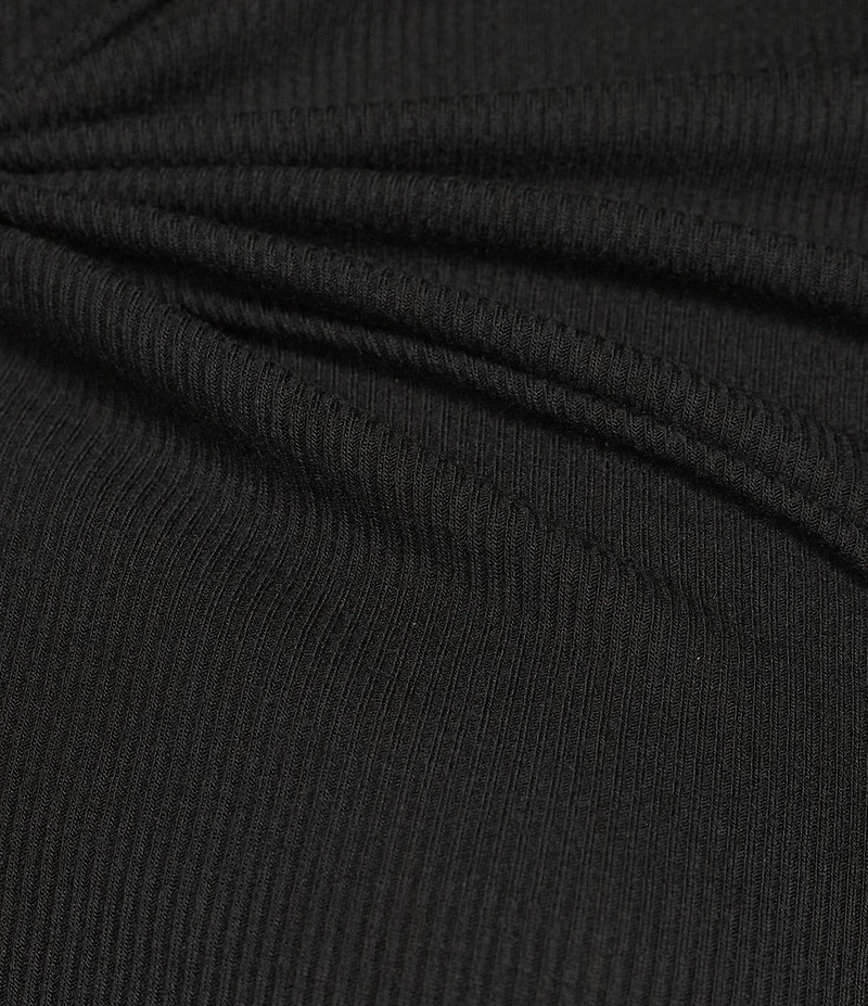 A Loves A Stretch Knit Turtleneck Long Sleeve Tee