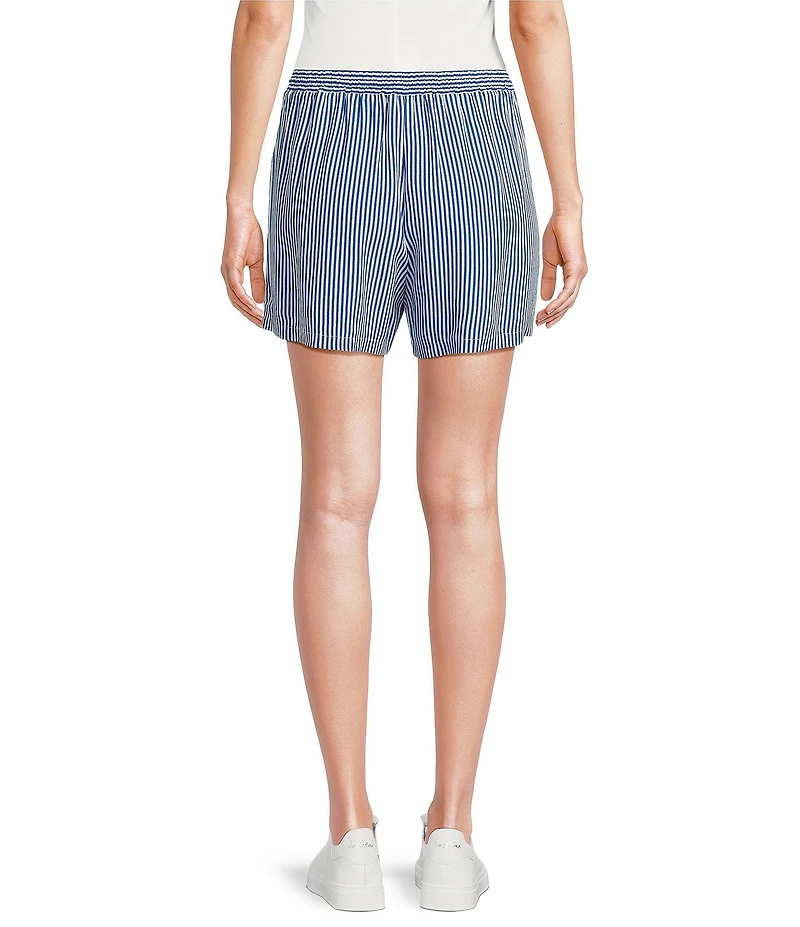 A Loves A Stripe Woven Mid Rise Coordinating Camp Shorts