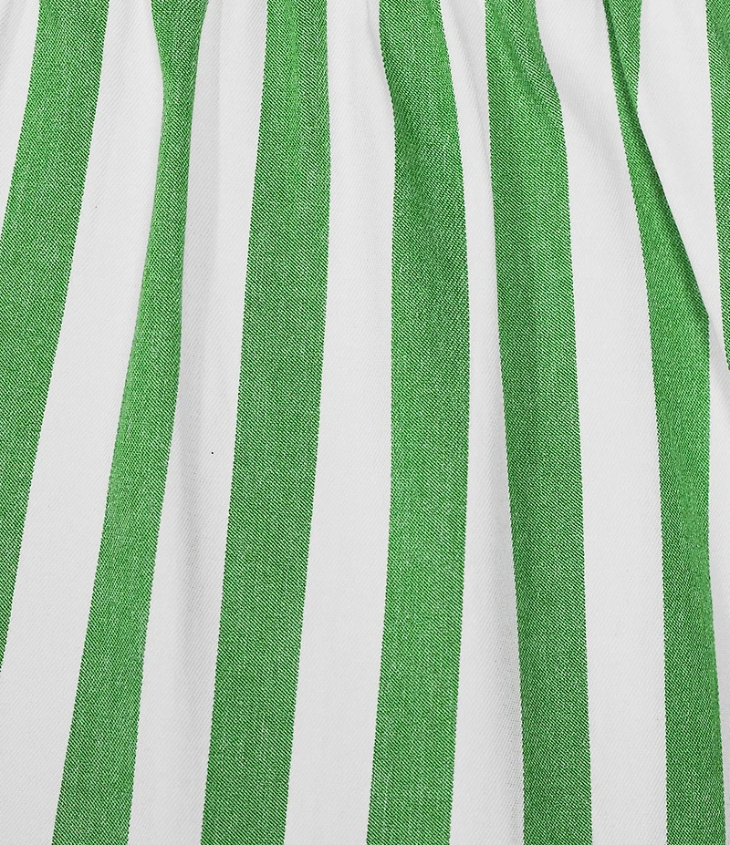 A Loves A Striped Mid Rise Full Length Woven Wide Leg Coordinating Pant