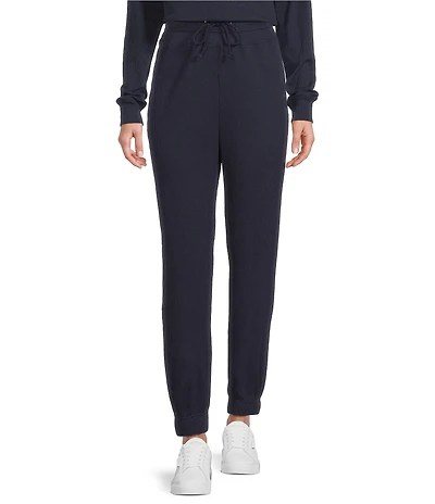 A Loves A Waffle Knit High Rise Full Length Coordinating Jogger Sweatpants