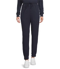 A Loves A Waffle Knit High Rise Full Length Coordinating Jogger Sweatpants