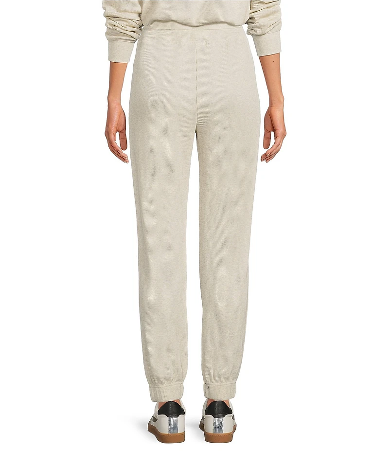 A Loves A Waffle Knit High Rise Full Length Coordinating Jogger Sweatpants