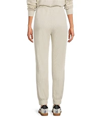 A Loves A Waffle Knit High Rise Full Length Coordinating Jogger Sweatpants