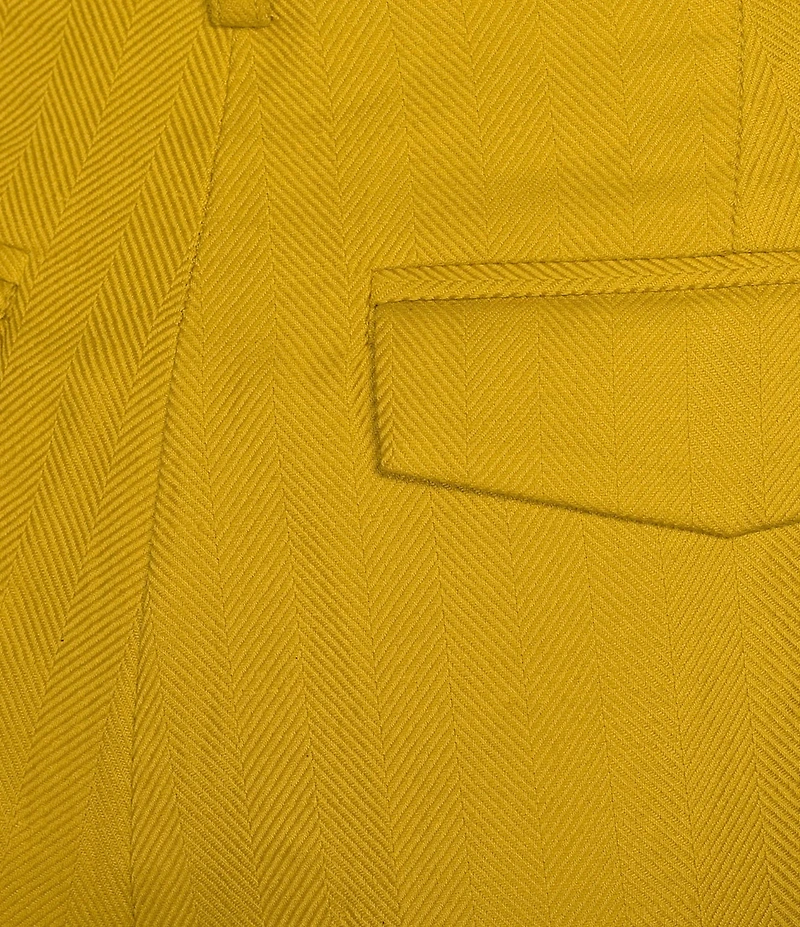 A Loves A Woven High Rise Pleated Wide Leg Pointed Cuff Coordinating Trousers