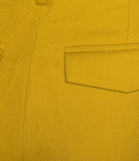 A Loves A Woven High Rise Pleated Wide Leg Pointed Cuff Coordinating Trousers