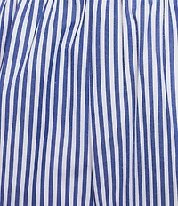 A Loves A Woven Ric Rac Trim Stripe Pull On Coordinating Shorts