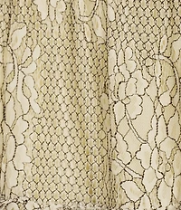 A Loves A Woven Sheer Illusion Lace Ruffle Trim Deep V-Neck Velvet Tie Long Blouson Sleeve Tiered Ruffle A-Line Maxi Dress