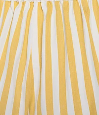 A Loves A Woven Stripe High Rise Tassel Tie Wide Leg Fringe Hem Coordinating Pants