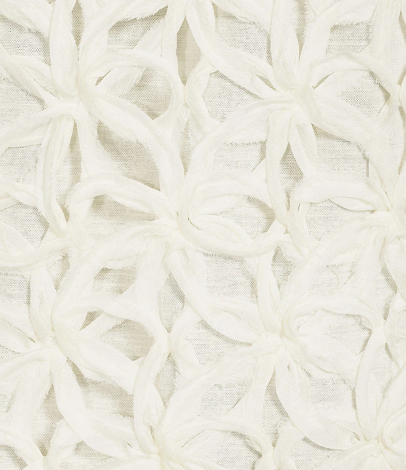 A.Ren Annecy Linen Blend Round Neck Short Sleeve Maxi Dress