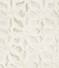 A.Ren Annecy Linen Blend Round Neck Short Sleeve Maxi Dress