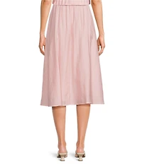 A.Ren Aurelia Coordinating Woven Pull-On Midi Skirt