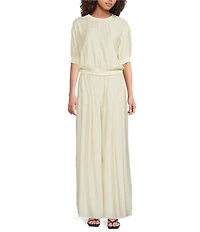 A.Ren Aurelia Wide Leg Coordinating Pants