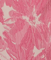 Abbey Glass Blair Coordinating Cropped Flare Hem Jacquard Pants