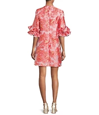Abbey Glass Bronwyn Crew Neck Shift Mini Dress