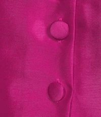 Abbey Glass Callie Round Neckline Button Front Coordinating Sleeveless Top